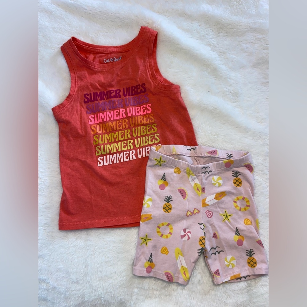 Girls 3T summer cat & jack outfit
